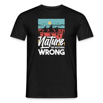 Boy Scouts Nature - T-shirt homme - noir - Devant - AI Model Male 178 light (178cm)