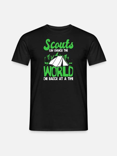 Boy Scout Badge - Men's T-Shirt - black