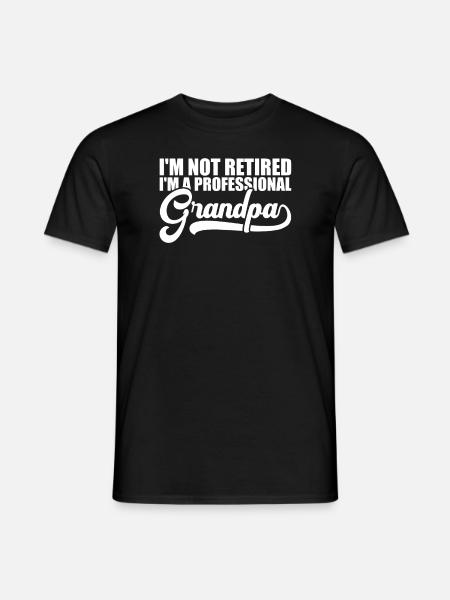 Pension de pensionné - T-shirt homme - noir