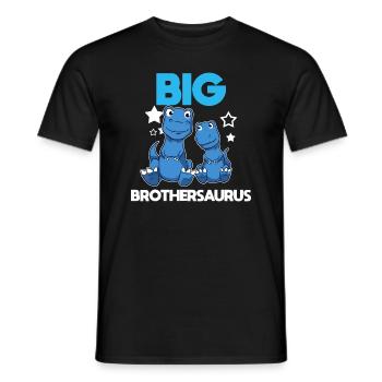 Famille Frères et sœurs Frère Big Brothersaurus Mignon Din - T-shirt homme - noir - Devant - AI Model Male 178 light (178cm)