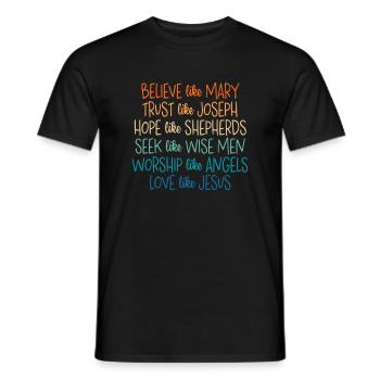 Juneteenth feiert die Freiheit der Schwarzen 1865 Afrikanisch - Männer T-Shirt - Schwarz - Vorne - AI Model Male 178 light (178cm)