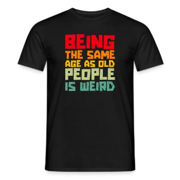 Humour noir drôle - T-shirt homme - noir - Devant - AI Model Male 178 light (178cm)