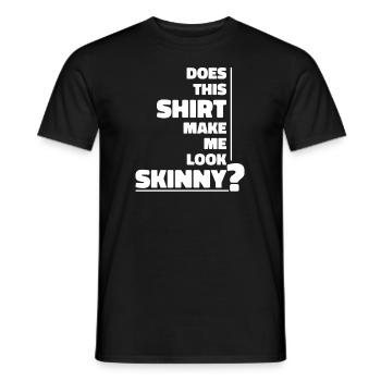 Schwarzer Humor Witzig - Männer T-Shirt - Schwarz - Vorne - AI Model Male 178 light (178cm)