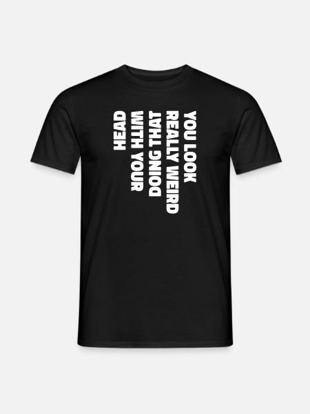 Schwarzer Humor Lustig - Männer T-Shirt - Schwarz