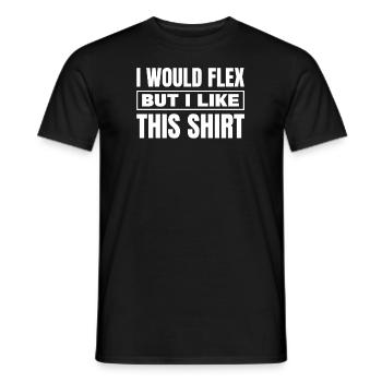Black humor - Men's T-Shirt - black - Front - AI Model Male 178 light (178cm)