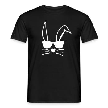 Ostern, Jungen Mädchen Kinder Hippe Ostern Sonnenbrille - Männer T-Shirt - Schwarz - Vorne - AI Model Male 178 light (178cm)