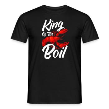 Herren Langusten kochen Lustige Langusten König des Kochens - Männer T-Shirt - Schwarz - Vorne - AI Model Male 178 light (178cm)