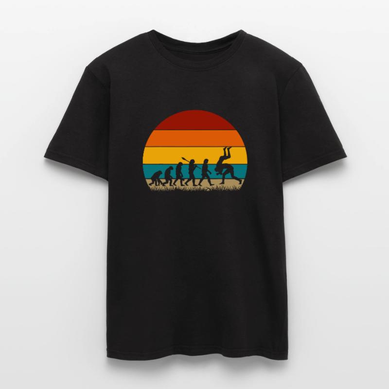 Retro Evolution Wrestling Männer T-Shirt