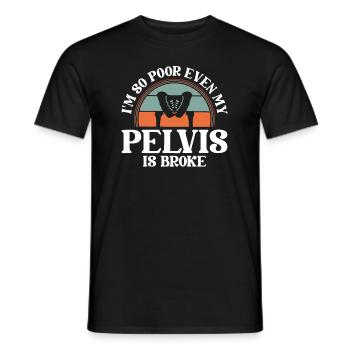 Black humor - Men's T-Shirt - black - Front - AI Model Male 178 light (178cm)