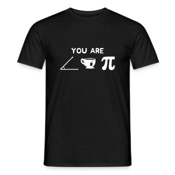 Pi Day Du Bist Ein süßer Pi Science Math Club Lehrer - Männer T-Shirt - Schwarz - Vorne - AI Model Male 178 light (178cm)
