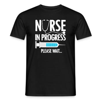 Coole Zukunft Krankenschwester Für Männer Frauen Krankenpflege Appreciati - Männer T-Shirt - Schwarz - Vorne - AI Model Male 178 light (178cm)