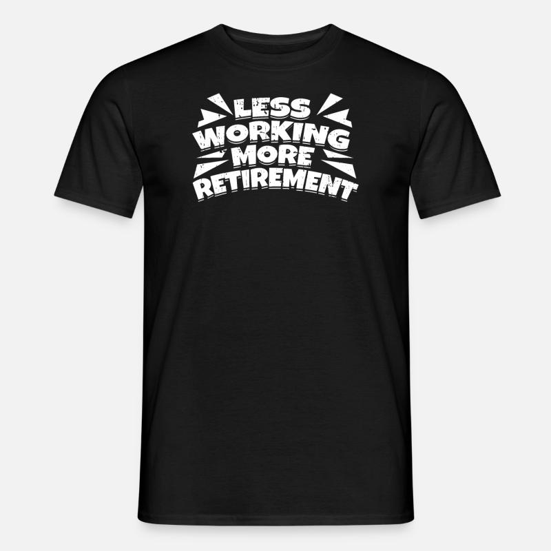 Pension de pensionné - T-shirt homme - noir