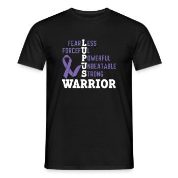 Lupus Warrior SLE Maladie auto-immune Lupus - T-shirt homme - noir - Devant - AI Model Male 178 light (178cm)