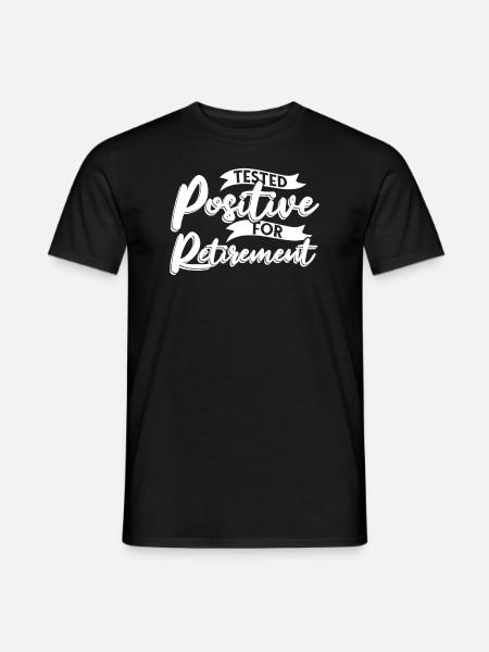 Pensioner pension funny - Men's T-Shirt - black