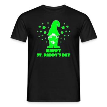 St. Paddy's Day St. Patricks Day Gnom Irisch - Männer T-Shirt - Schwarz - Vorne - AI Model Male 178 light (178cm)