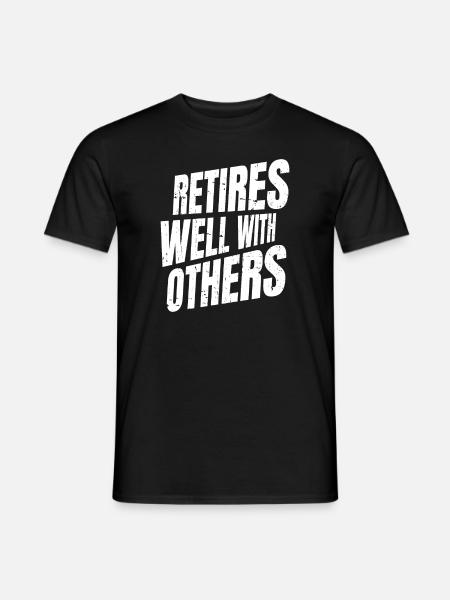 Pensioner pension - Men's T-Shirt - black