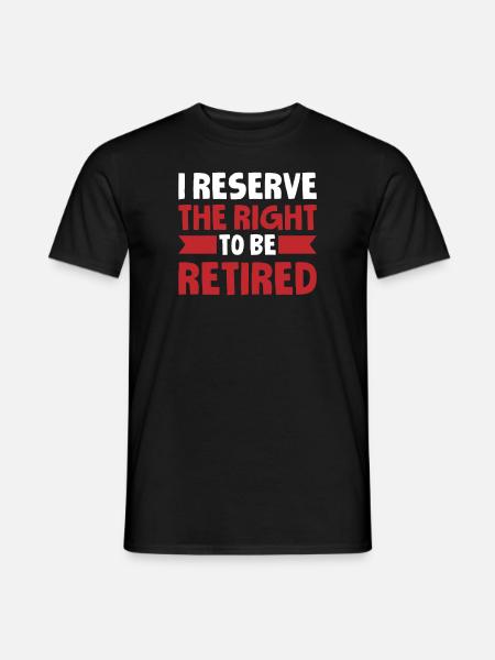 Pensioner pension - Men's T-Shirt - black