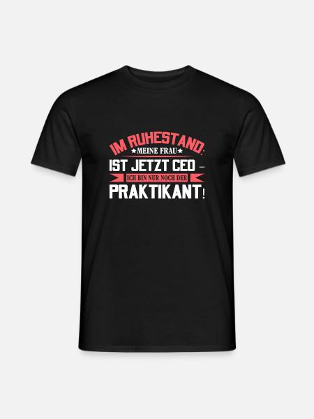 rente rentner - Männer T-Shirt - Schwarz