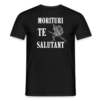 Gladiateur Citation Latin Action Soldat Romain - T-shirt homme - noir - Devant - AI Model Male 178 light (178cm)