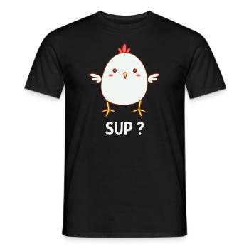 Funny Chicks Costume For Boys And Girls - Men's T-Shirt - black - Front - AI Model Male 178 light (178cm)