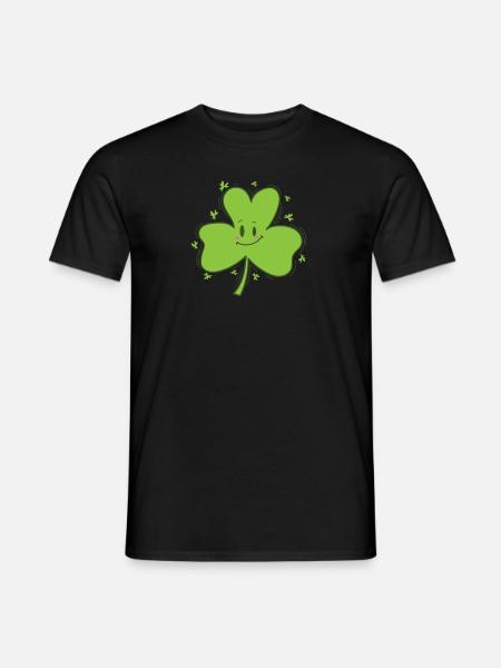 Shamrock St. Patrick’s Day Fun - T-shirt homme - noir