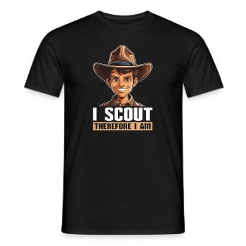 Boy Scout Cool - T-shirt homme - noir - Devant - AI Model Male 178 light (178cm)
