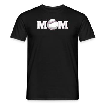 Baseball Baseball Maman - T-shirt homme - noir - Devant - AI Model Male 178 light (178cm)
