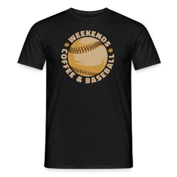Baseball Baseball Maman - T-shirt homme - noir - Devant - AI Model Male 178 light (178cm)