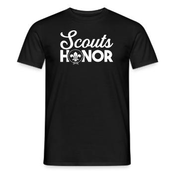 Pfadfinder Scouts Honor - Men's T-Shirt - black - Front - AI Model Male 178 light (178cm)