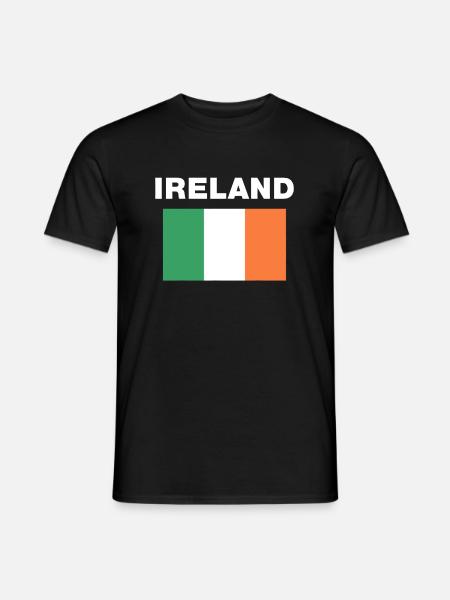 Patrimoine du drapeau irlandais de l’Irlande - T-shirt homme - noir