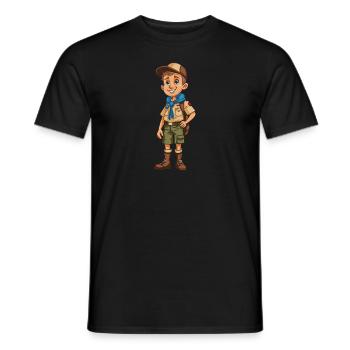 Boy Scout Guy - T-shirt homme - noir - Devant - AI Model Male 178 light (178cm)