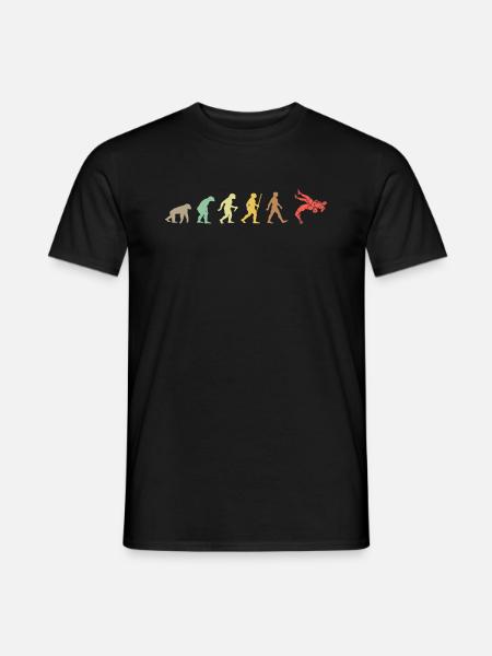 Wrestling Retro Martial Arts Evolution wrestler - T-shirt homme - noir