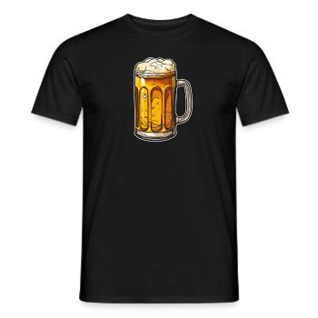Bière Amateur de bière Cool - T-shirt homme - noir - Devant - AI Model Male 178 light (178cm)