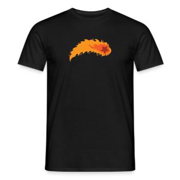 Firestar, Space, Sky - Men's T-Shirt - black - Front - AI Model Male 178 light (178cm)