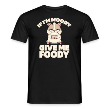 Hamster Goldhamster Lustig - Männer T-Shirt - Schwarz - Vorne - AI Model Male 178 light (178cm)