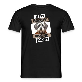 Old English Shepherd Bobtail Cute - Men's T-Shirt - black - Front - AI Model Male 178 light (178cm)