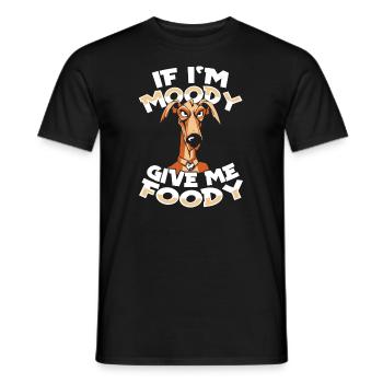 Greyhound Windhund Witzig - Männer T-Shirt - Schwarz - Vorne - AI Model Male 178 light (178cm)