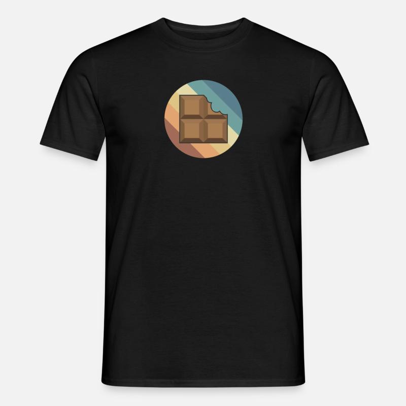 Bar Chocolate Candy Cocoa - Men’s T-shirt - black