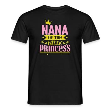 Nana de la petite Princesse - T-shirt homme - noir - Devant - AI Model Male 178 light (178cm)