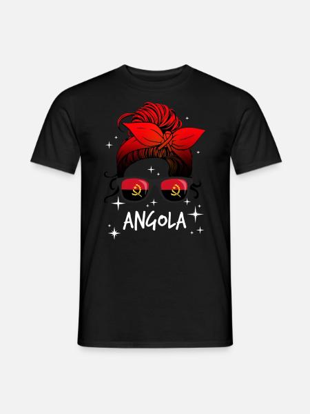 Angola - Men's T-Shirt - black