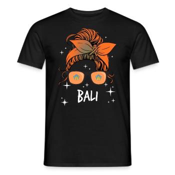 Bali - Men's T-Shirt - black - Front - AI Model Male 178 light (178cm)