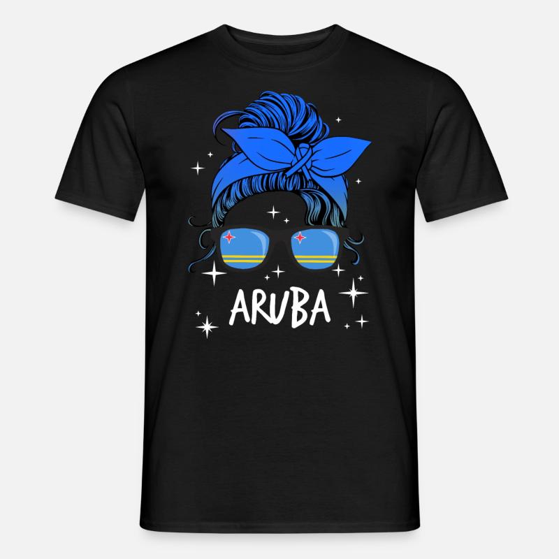 Aruba - Männer T-Shirt - Schwarz