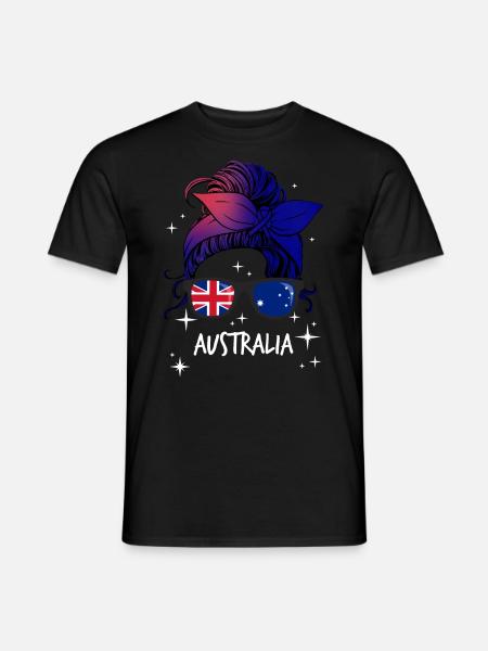Australia - Men's T-Shirt - black