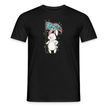 Chasse aux oeufs Oeufs de Pâques - T-shirt homme - noir - Devant - AI Model Male 178 light (178cm)