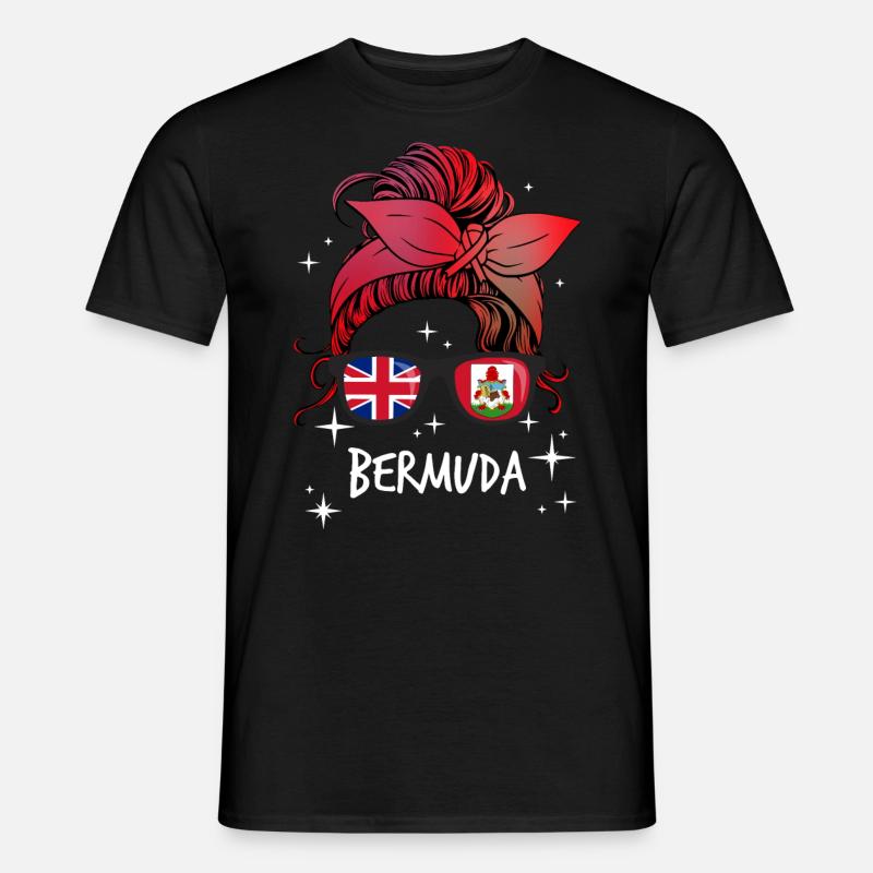 Bermuda - Männer T-Shirt - Schwarz