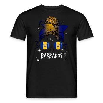 Barbados - Men's T-Shirt - black - Front - AI Model Male 178 light (178cm)