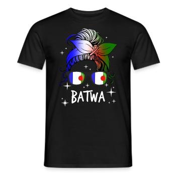 Batwa - T-shirt homme - noir - Devant - AI Model Male 178 light (178cm)