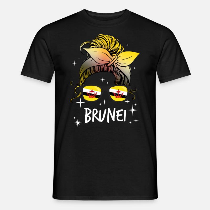 Brunei - Männer T-Shirt - Schwarz