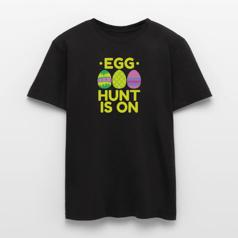 Egg Hunt is on Easter Colorful Easter Eggs Men's T-Shirt