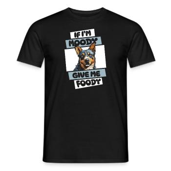 Australischer Rinderhund Witzig - Männer T-Shirt - Schwarz - Vorne - AI Model Male 178 light (178cm)